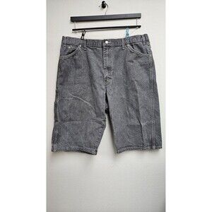 Genuine Dickies Cargo Shorts Mens 42 Gray Denim Loose Fit Workwear ER305BI